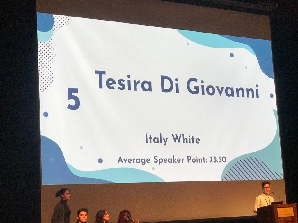 Tesira Di Giovanni - Quinta classificata